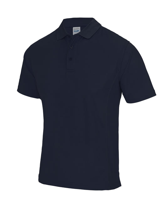 Personalised Polo Shirts - Navy AWDis Just Cool SuperCool performance polo