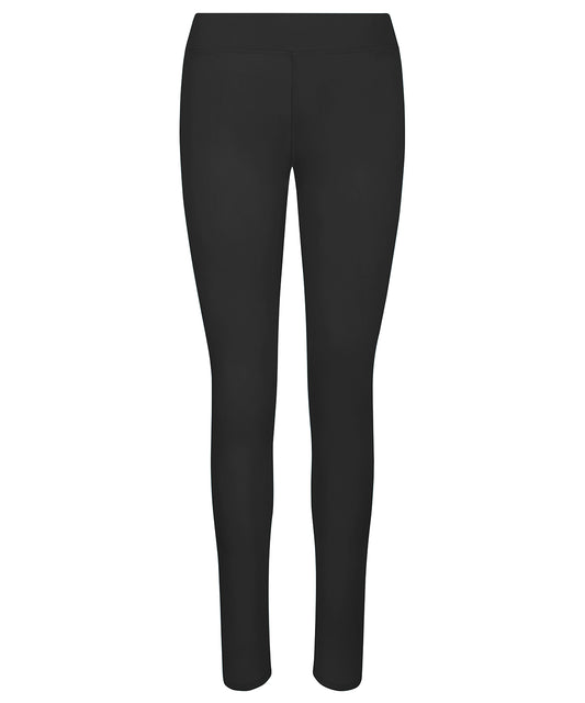Personalised Leggings - Black AWDis Just Cool Women's cool workout leggings