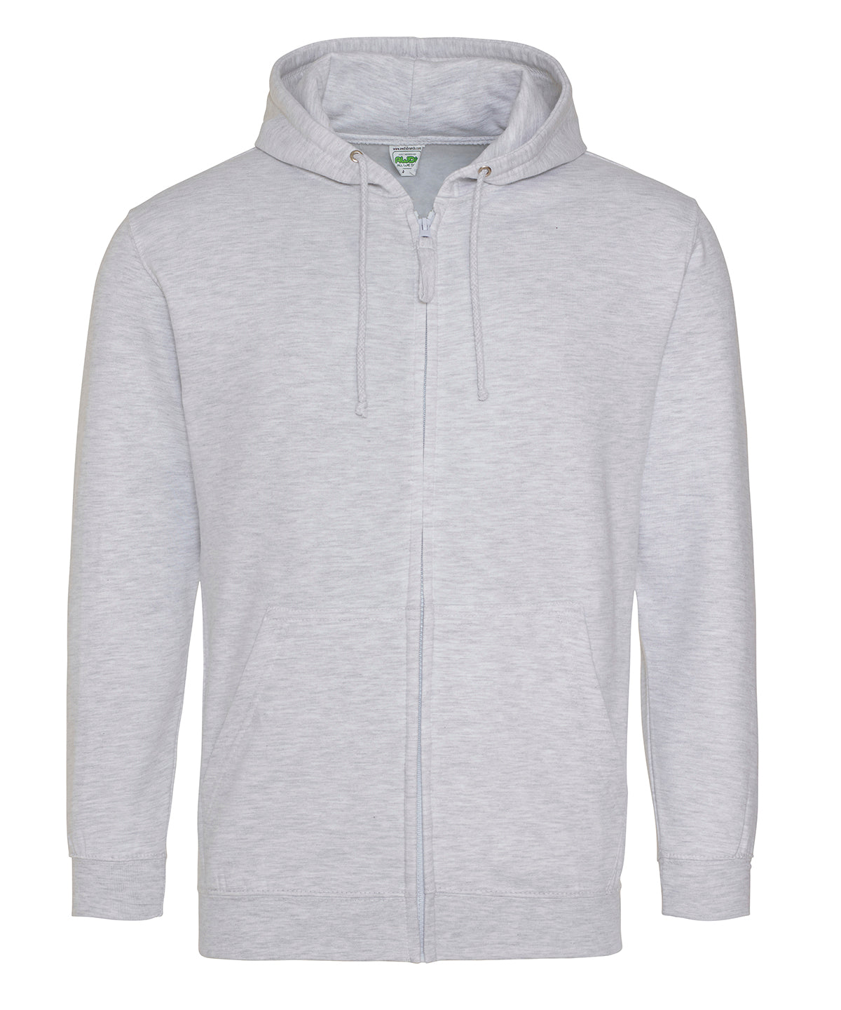 Personalised Hoodies - Light Grey AWDis Just Hoods Zoodie