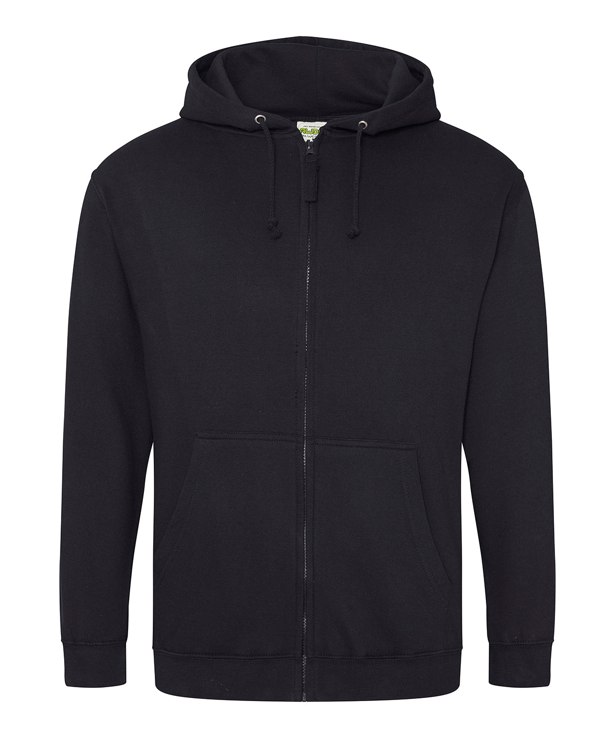 Personalised Hoodies - Black AWDis Just Hoods Zoodie