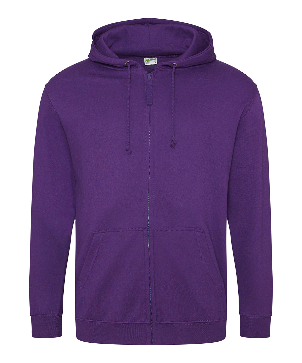 Personalised Hoodies - Burgundy AWDis Just Hoods Zoodie