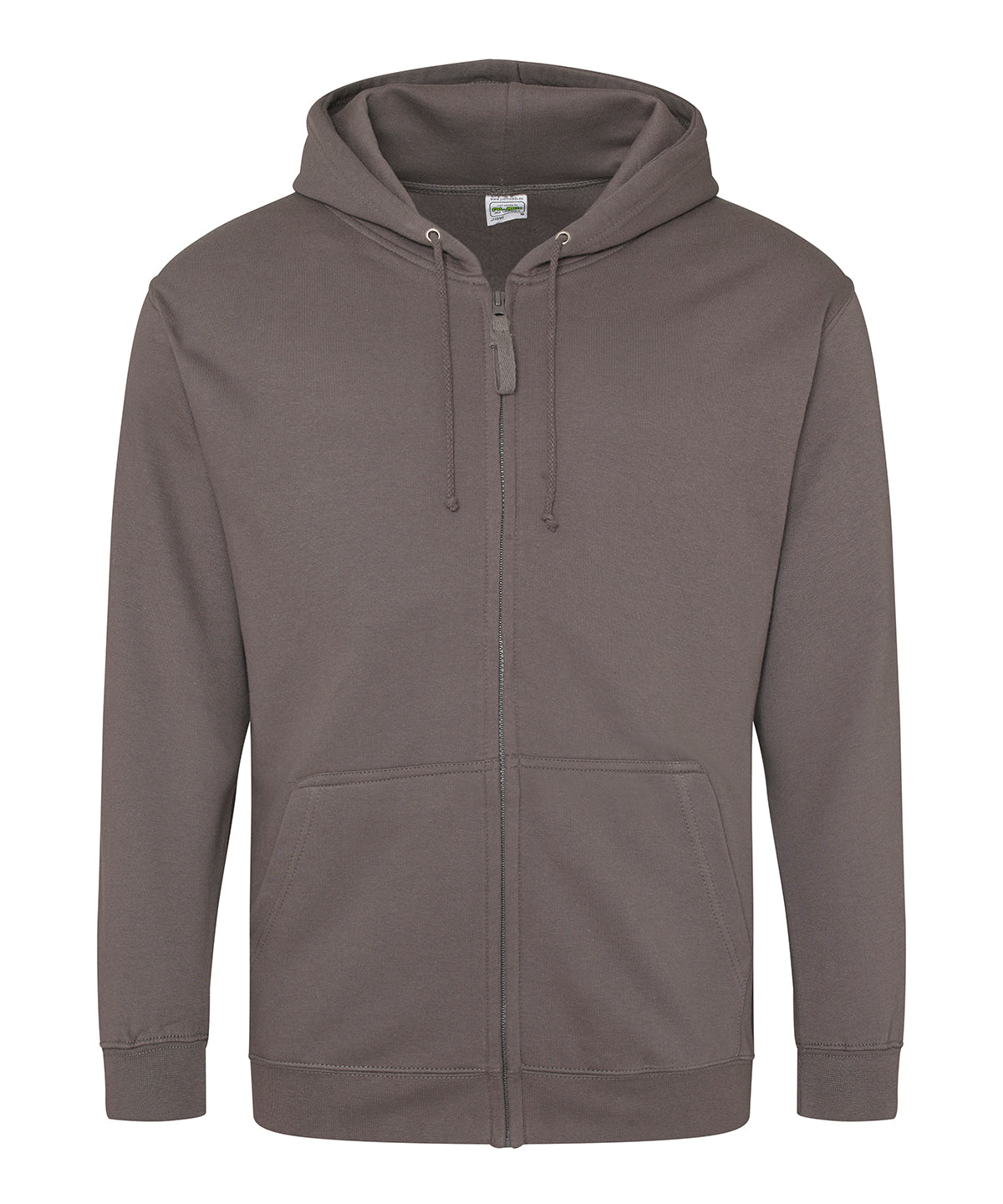 Personalised Hoodies - Dark Grey AWDis Just Hoods Zoodie