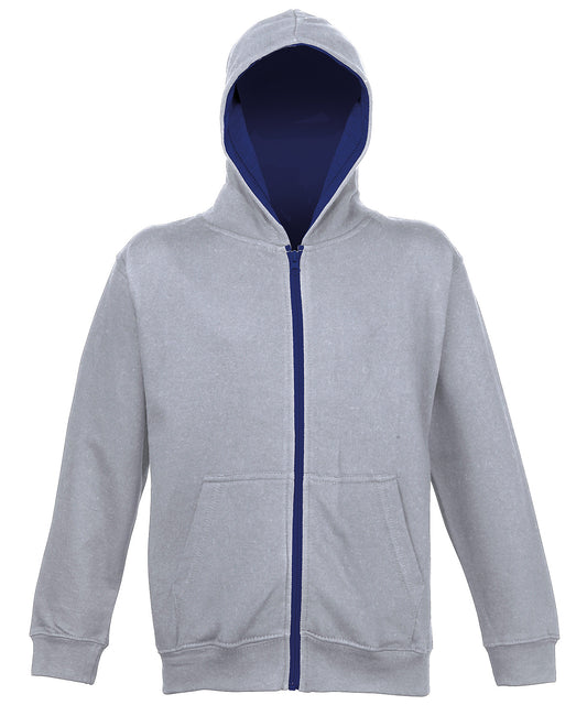 Personalised Hoodies - AWDis Just Hoods Kids varsity zoodie