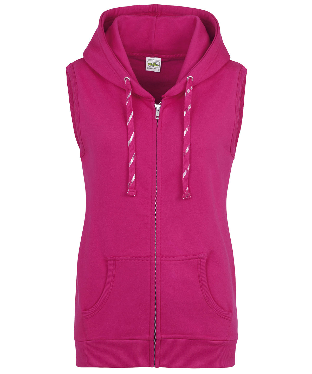 Personalised Hoodies - AWDis Just Hoods Women's sleeveless zoodie