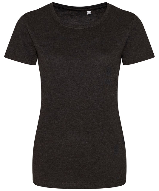 Personalised T-Shirts - Black AWDis Just T's Women's triblend T