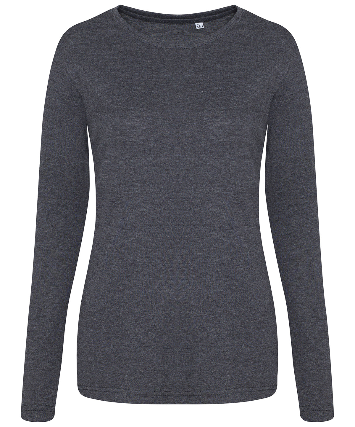 Personalised T-Shirts - Dark Grey AWDis Just T's Women's triblend T long sleeve