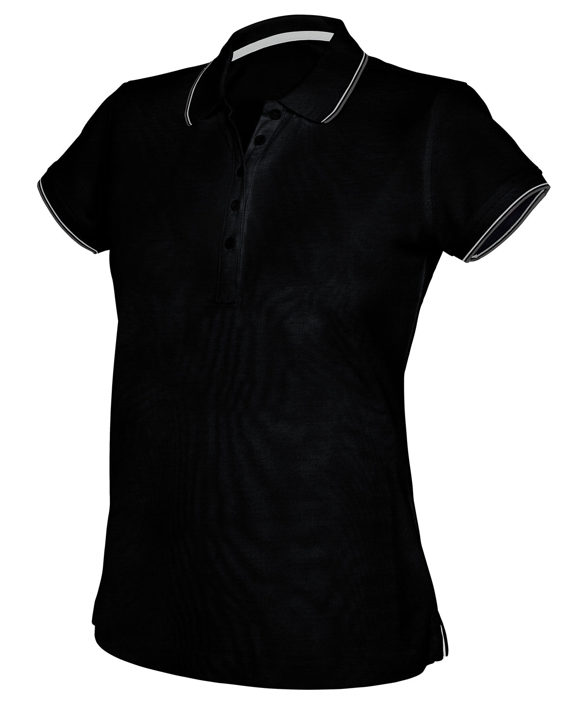Personalised Polo Shirts - Black Kariban Women's short sleeve polo shirt