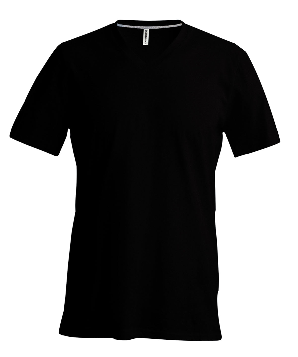 Personalised T-Shirts - Black Kariban Men's short-sleeved V-neck T-shirt