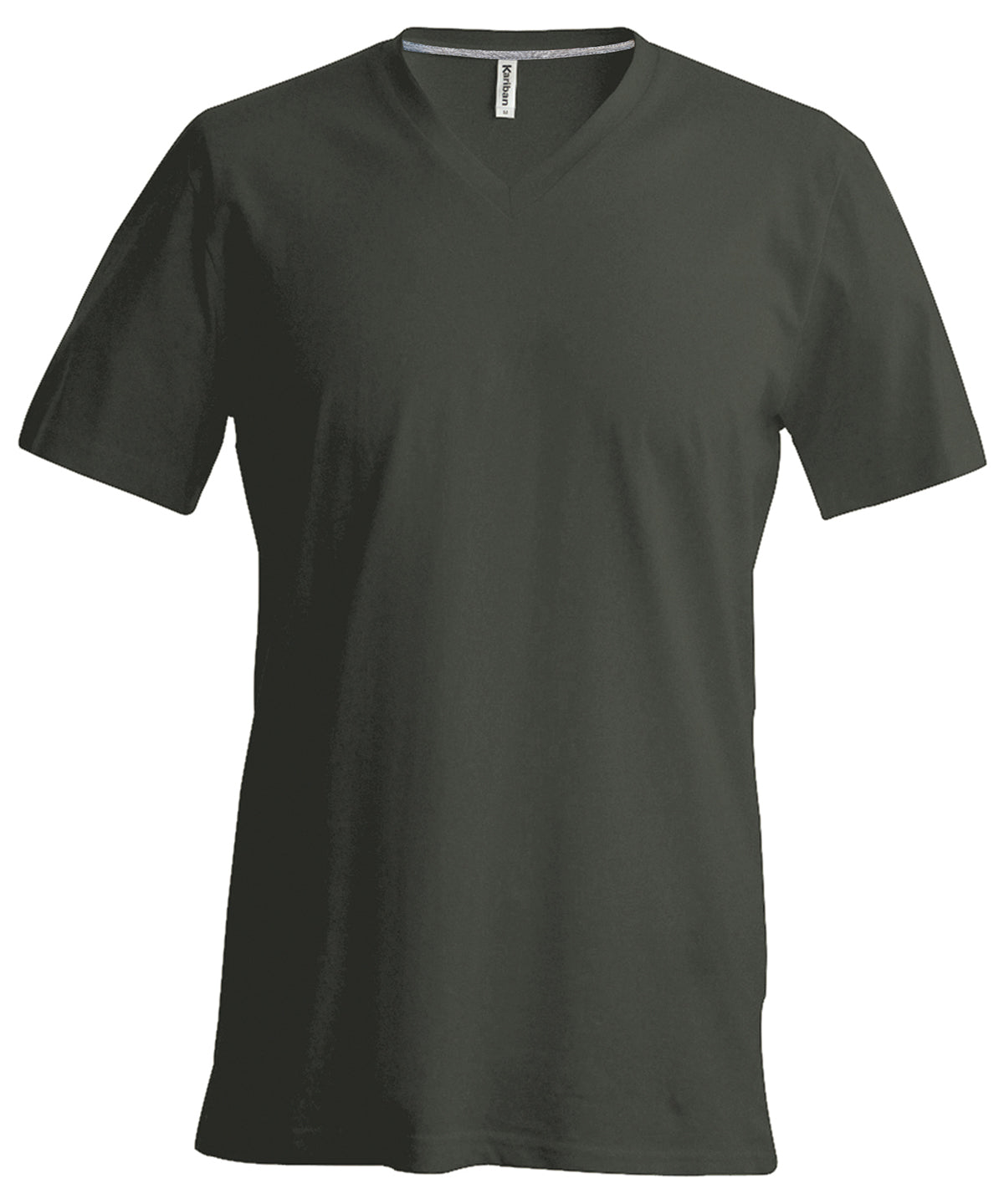 Personalised T-Shirts - Black Kariban Men's short-sleeved V-neck T-shirt