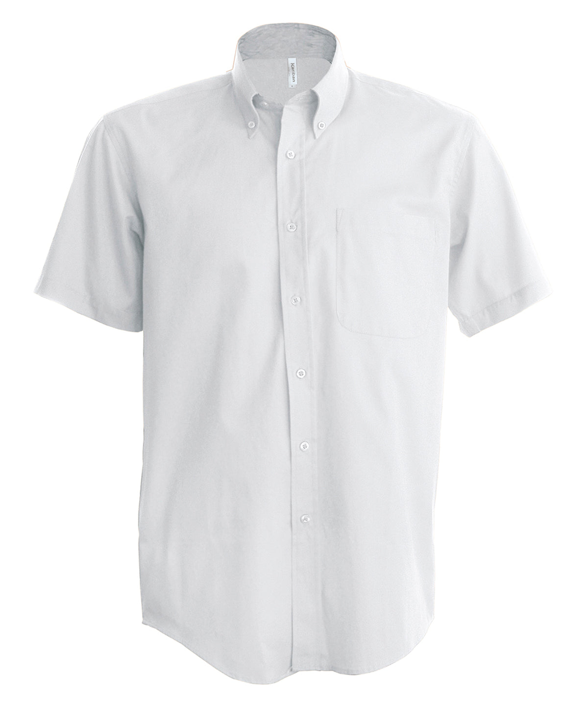 Personalised Shirts - Light Blue Kariban Men's short-sleeved Oxford shirt