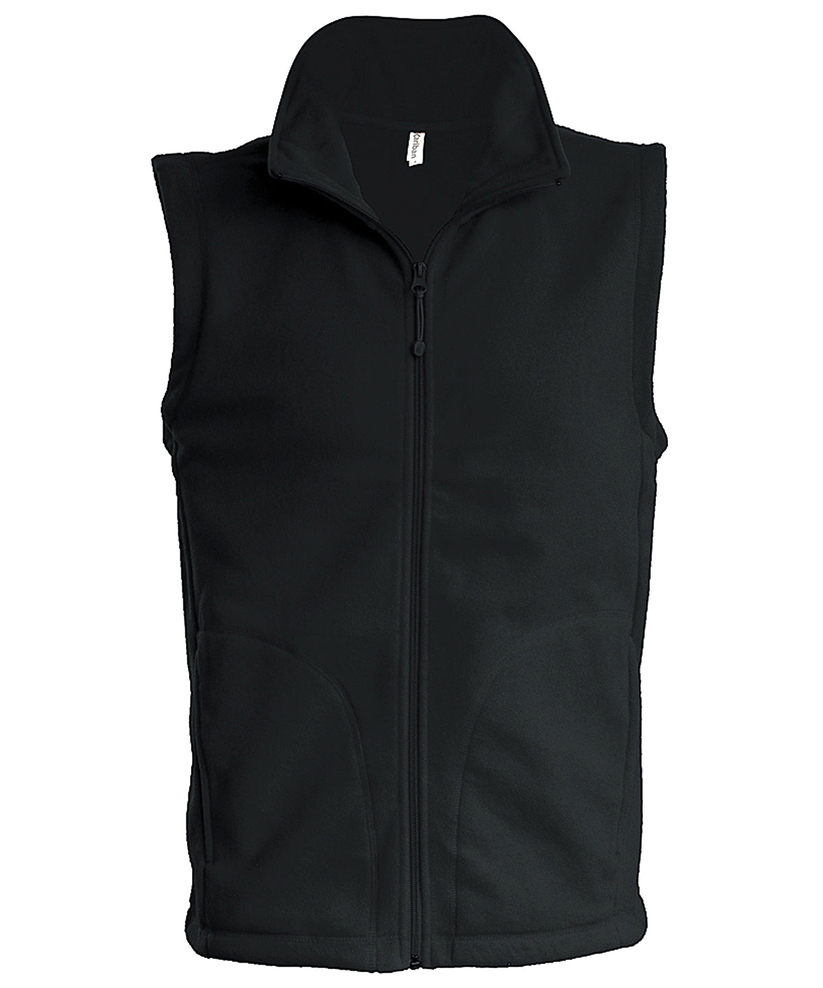 Personalised Gilets - Black Kariban Luca men's microfleece gilet