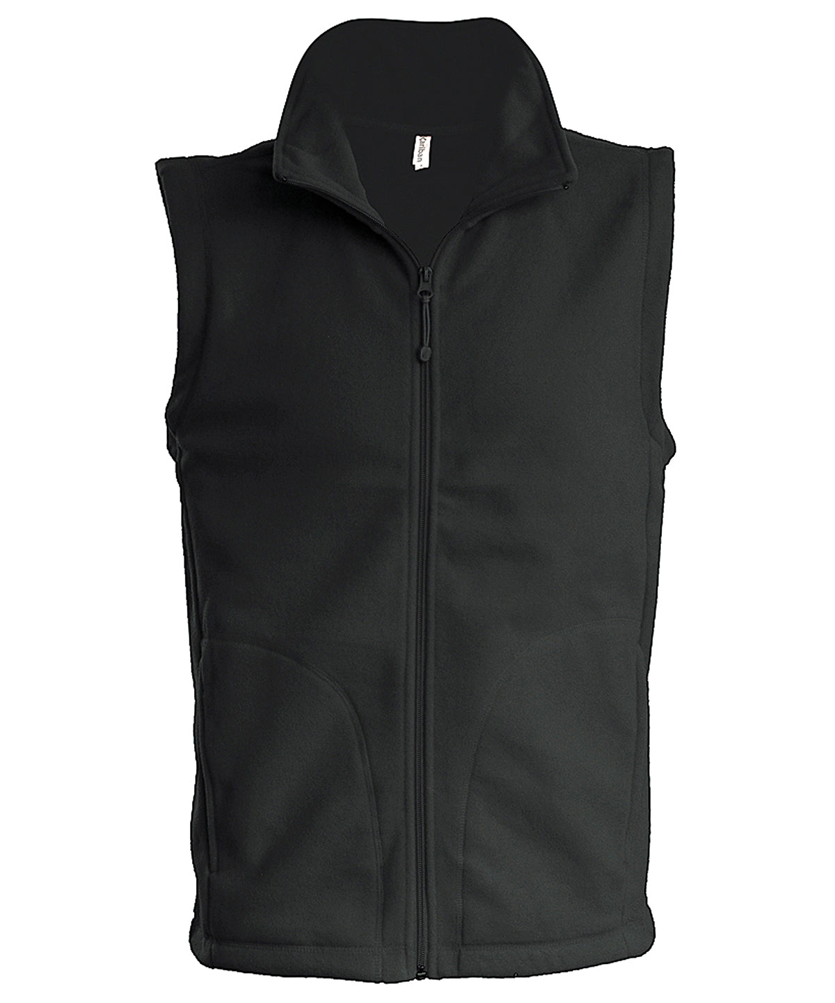 Personalised Body Warmers - Black Kariban Luca men's microfleece gilet