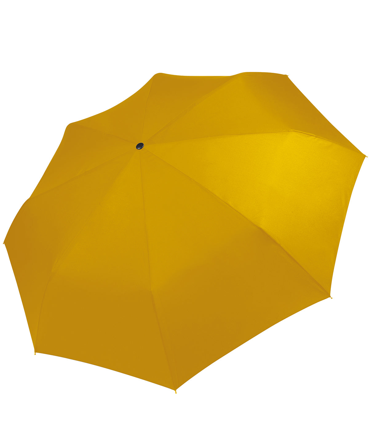 Personalised Umbrellas - Mid Yellow KiMood Foldable mini umbrella