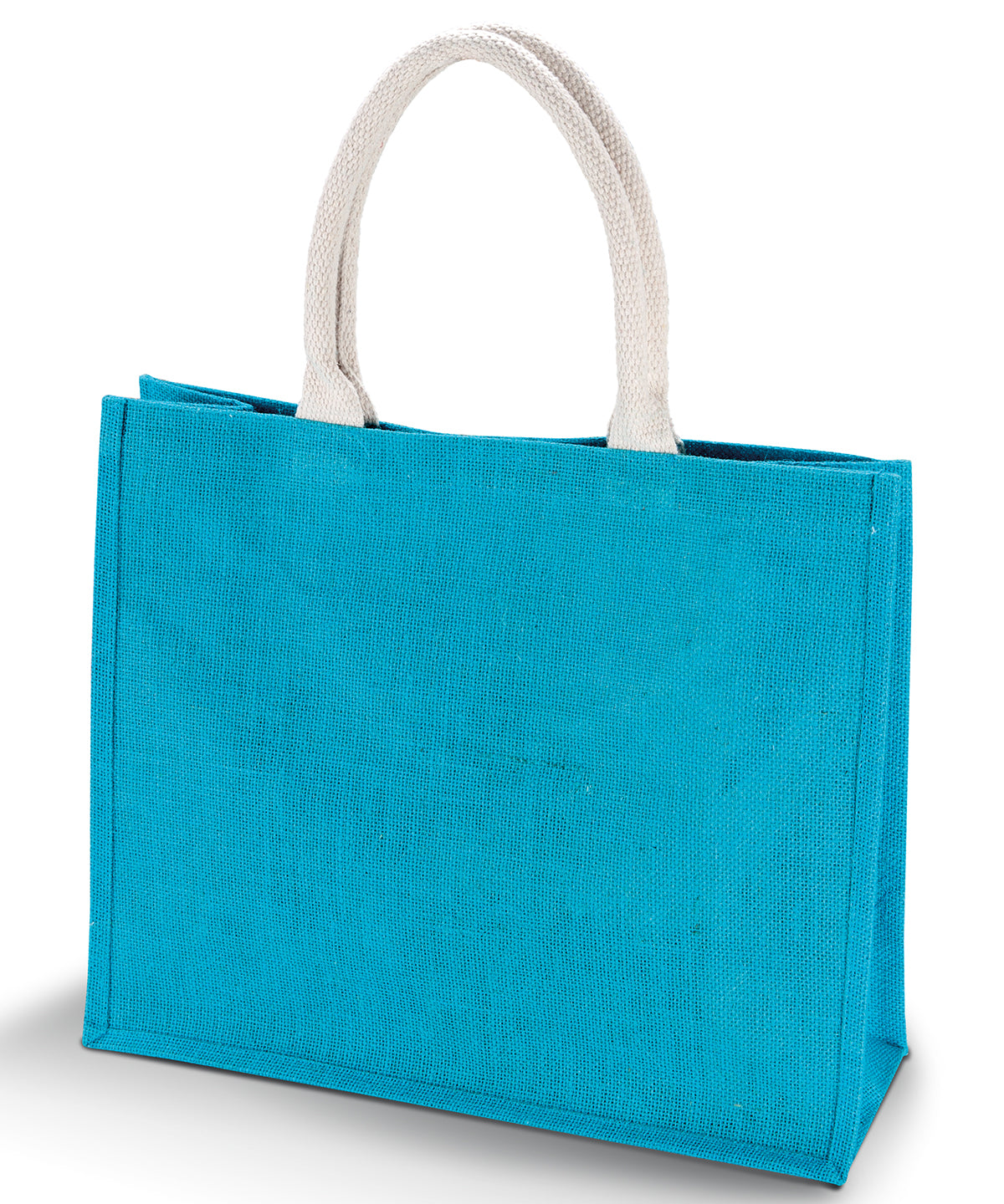Personalised Bags - Turquoise KiMood Jute beach bag