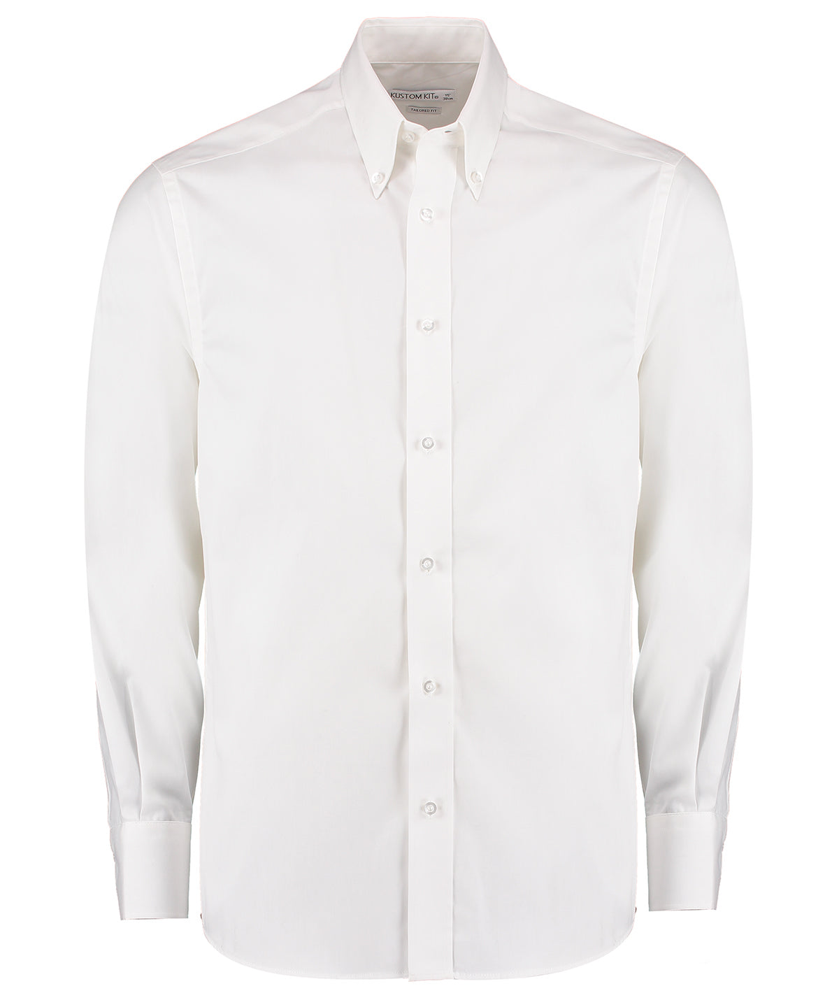 Personalised Shirts - Black Kustom Kit Premium Oxford shirt long-sleeved (tailored fit)