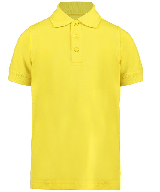 Personalised Polo Shirts - Light Yellow Kustom Kit Klassic polo kids with Superwash® 60°C (classic fit)