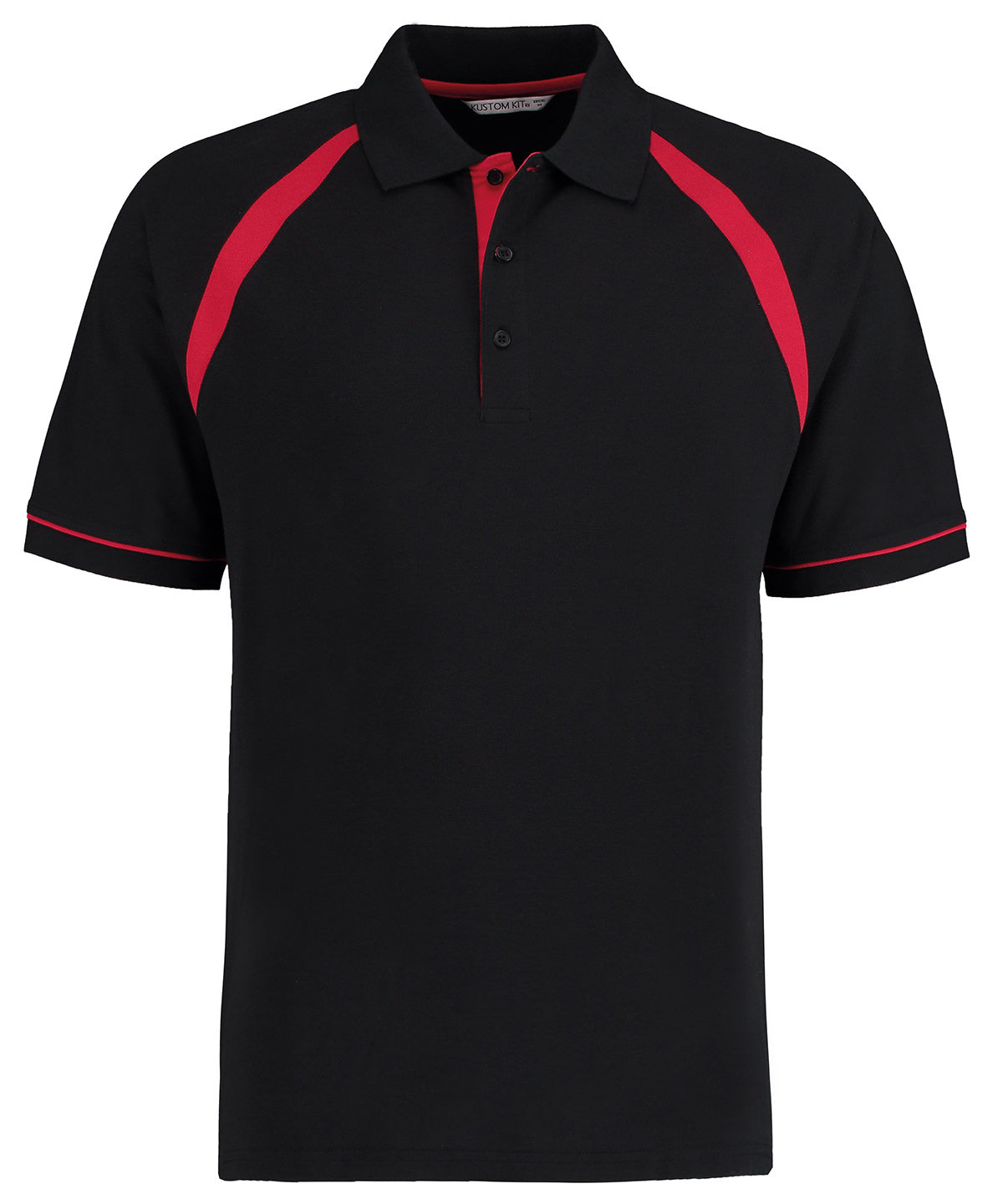 Personalised Polo Shirts - Black Kustom Kit Oak hill polo (classic fit)