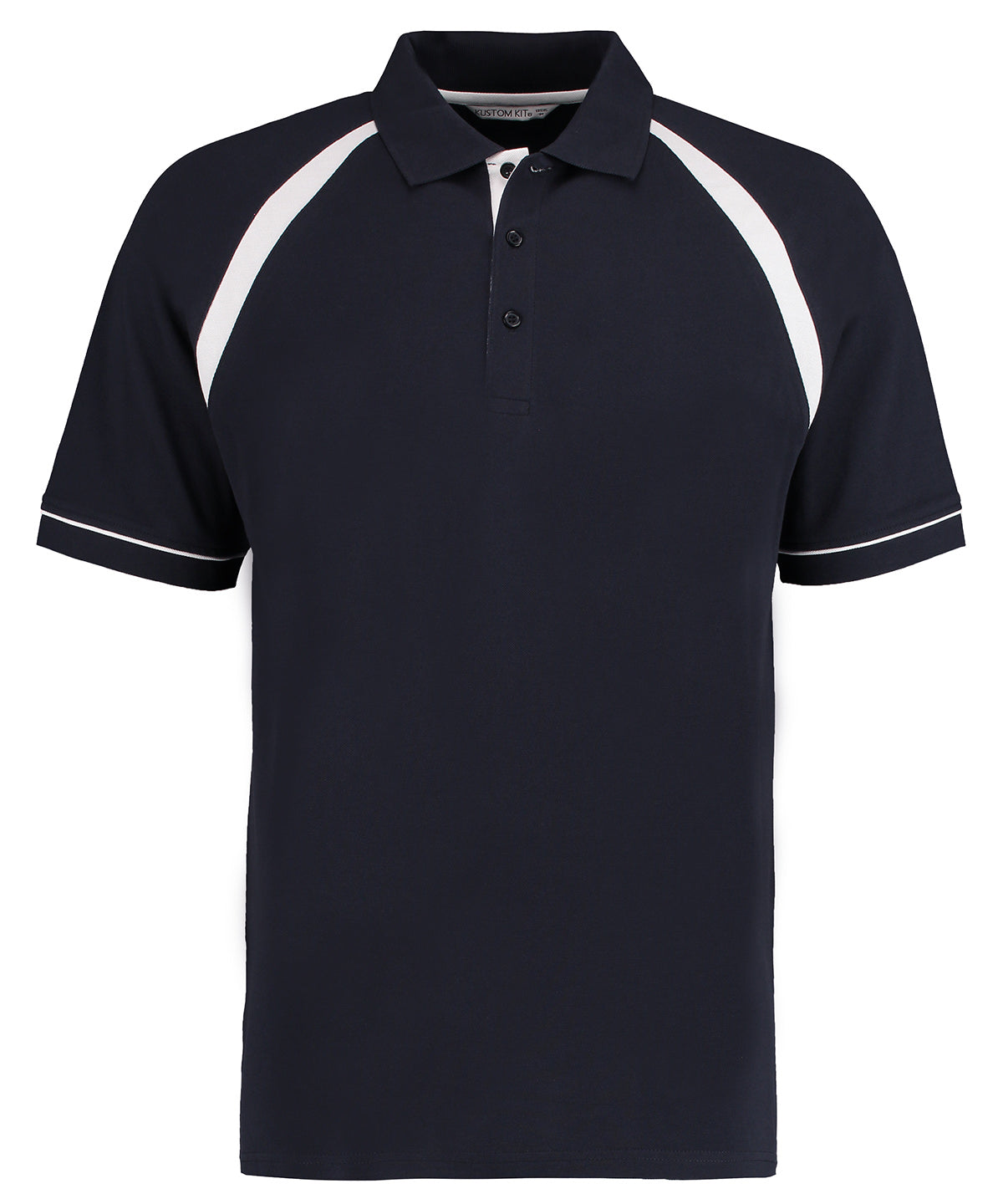 Personalised Polo Shirts - Black Kustom Kit Oak hill polo (classic fit)