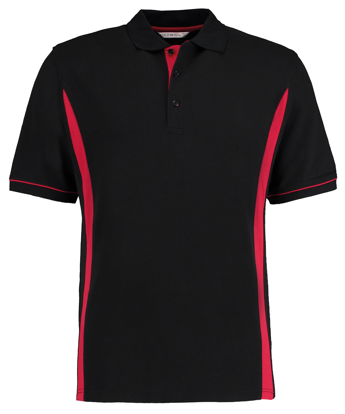 Personalised Polo Shirts - Black Kustom Kit Scottsdale polo (classic fit)