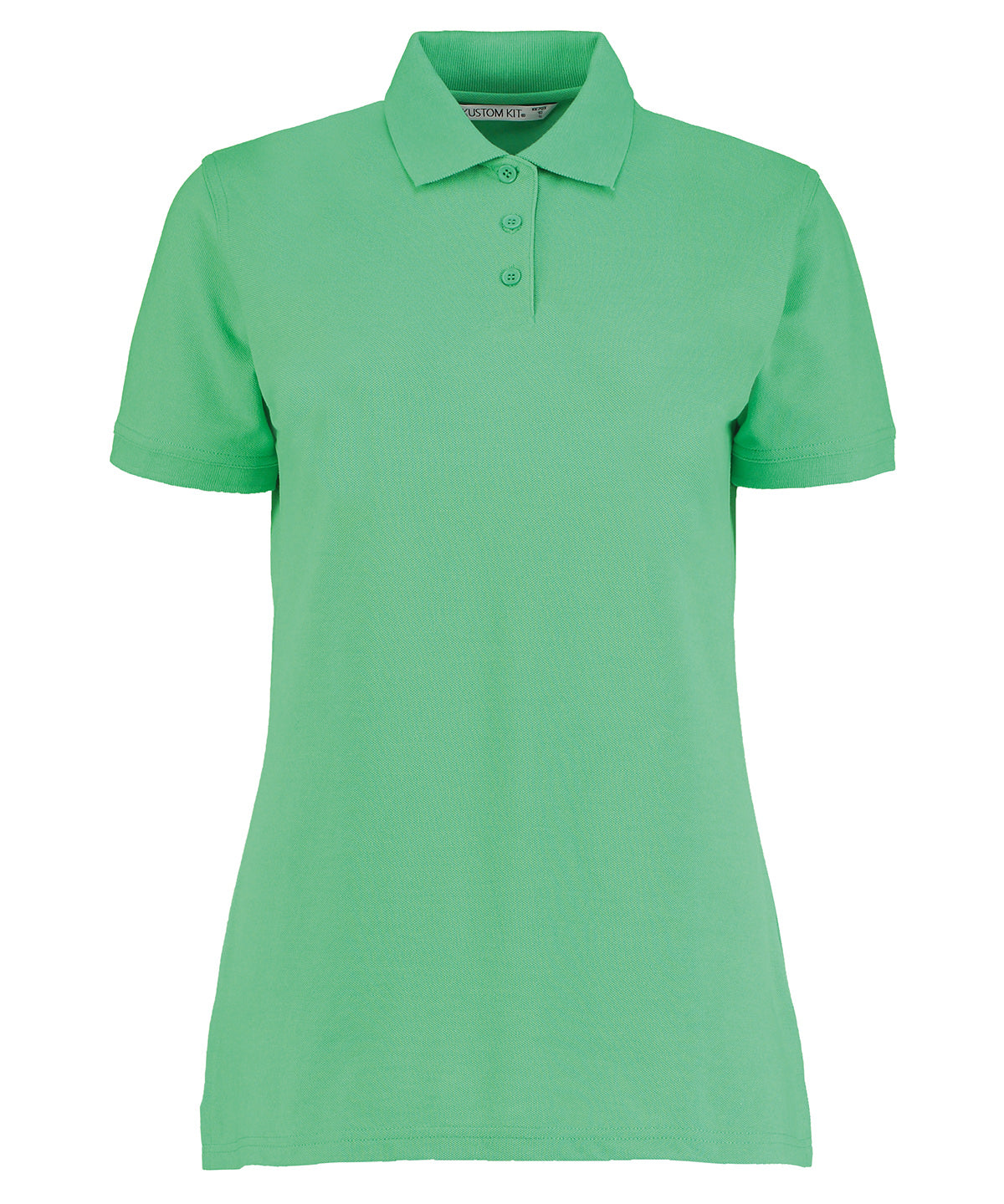 Personalised Polo Shirts - Mid Green Kustom Kit Klassic polo women's with Superwash® 60°C (classic fit)