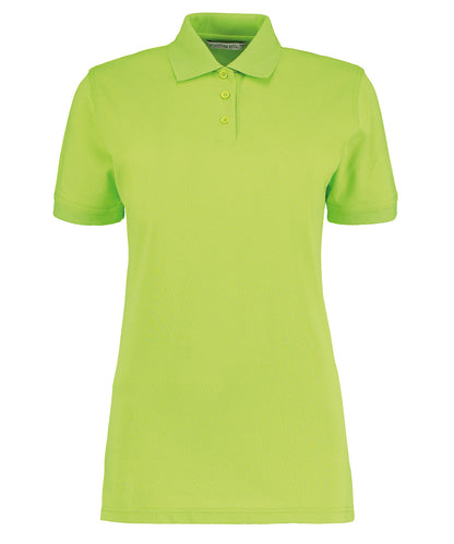 Personalised Polo Shirts - Mid Green Kustom Kit Klassic polo women's with Superwash® 60°C (classic fit)