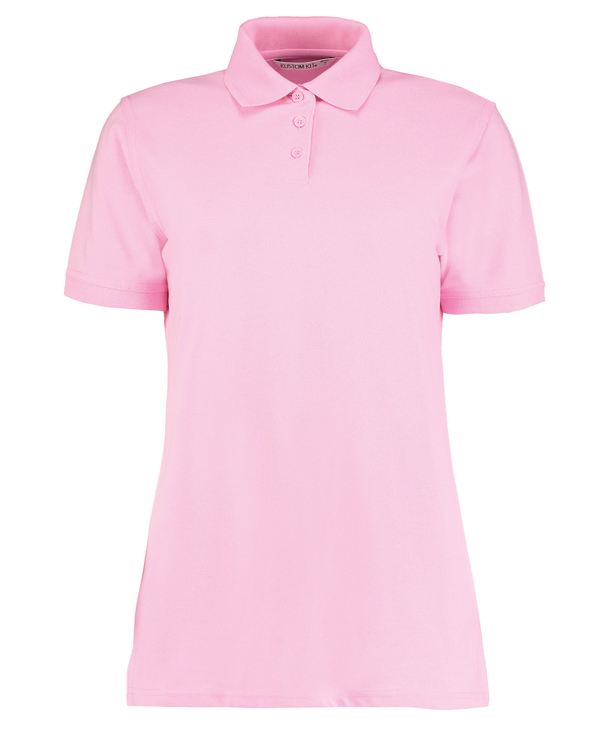 Personalised Polo Shirts - Light Pink Kustom Kit Klassic polo women's with Superwash® 60°C (classic fit)