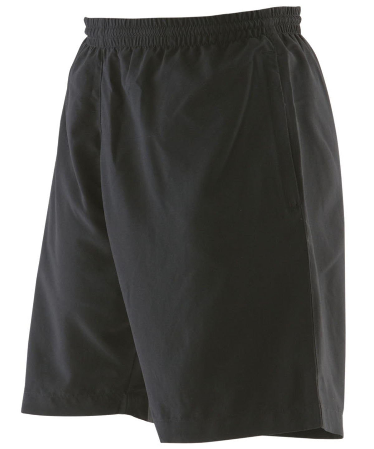 Personalised Shorts - Black Finden & Hales Microfibre shorts