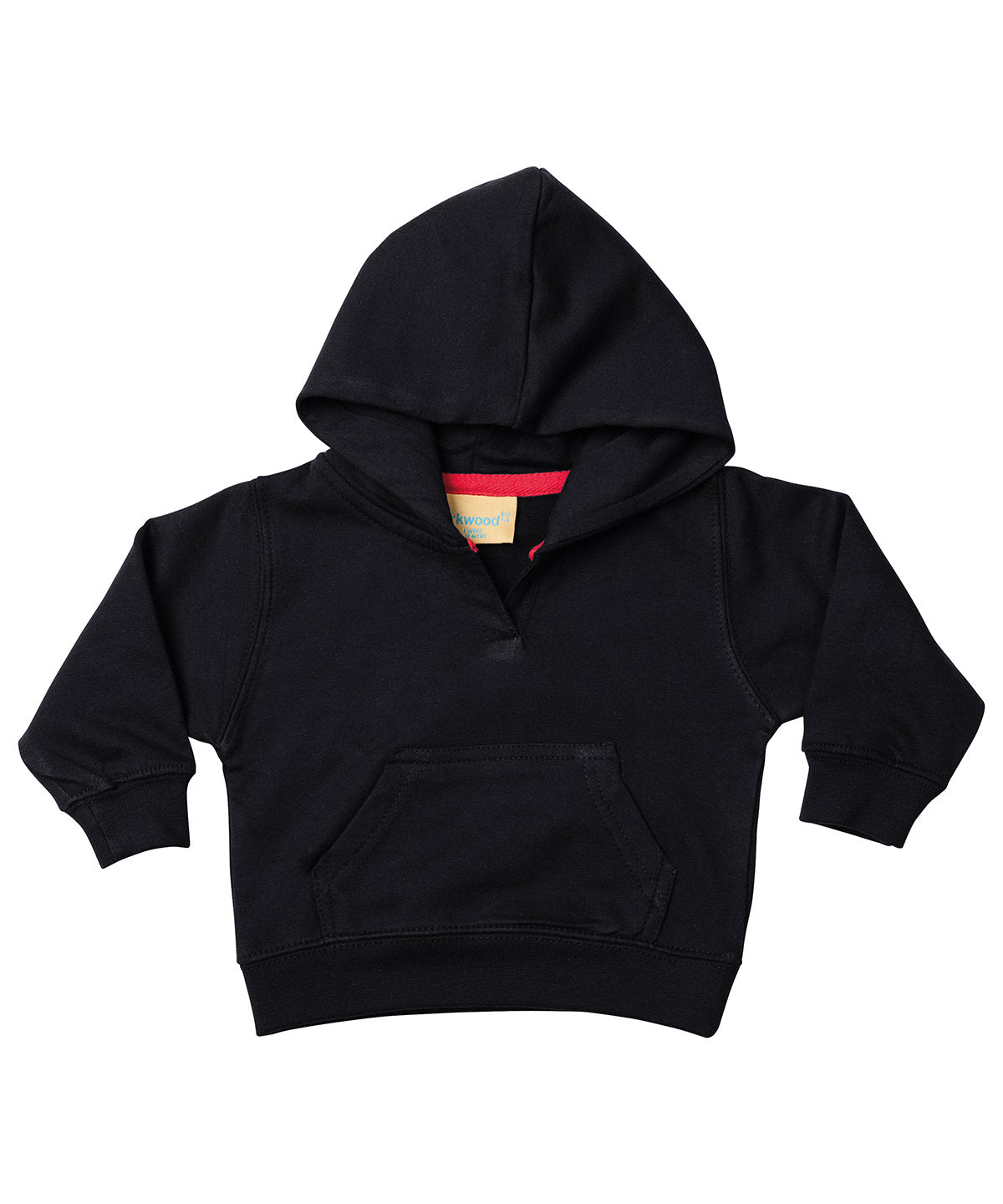 Personalised Hoodies - Black Larkwood Toddler hooded sweatshirt with kangaroo pocket