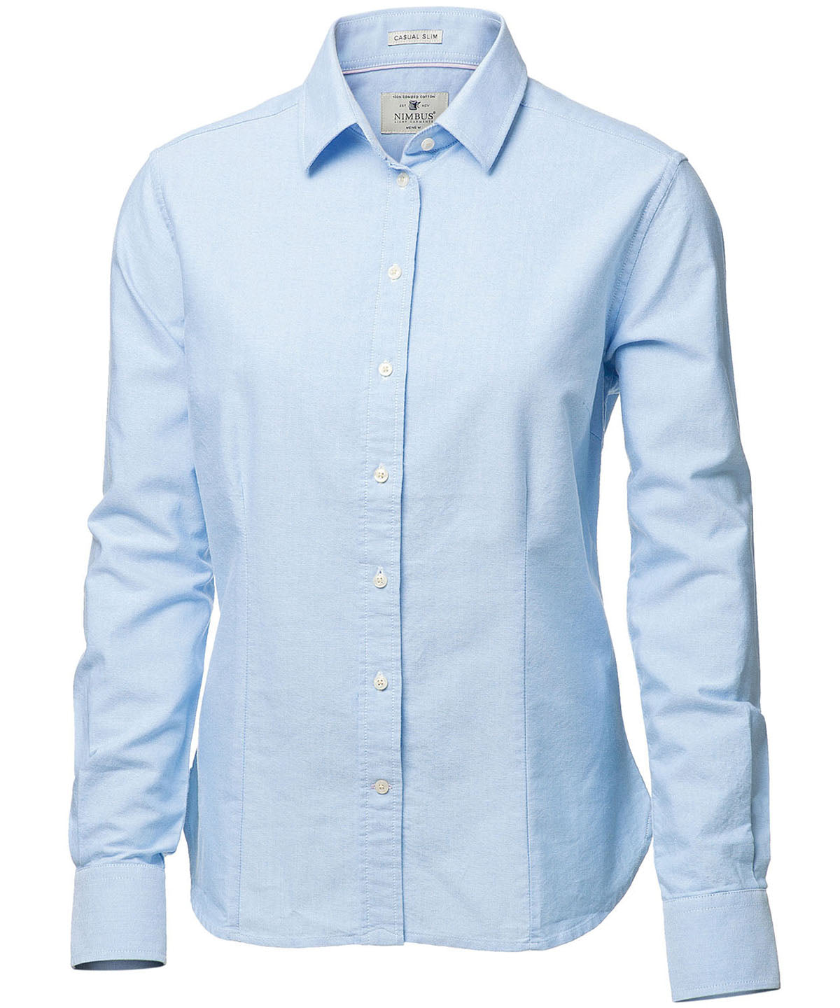 Personalised Shirts - Light Blue Nimbus Women’s Rochester – classic Oxford shirt