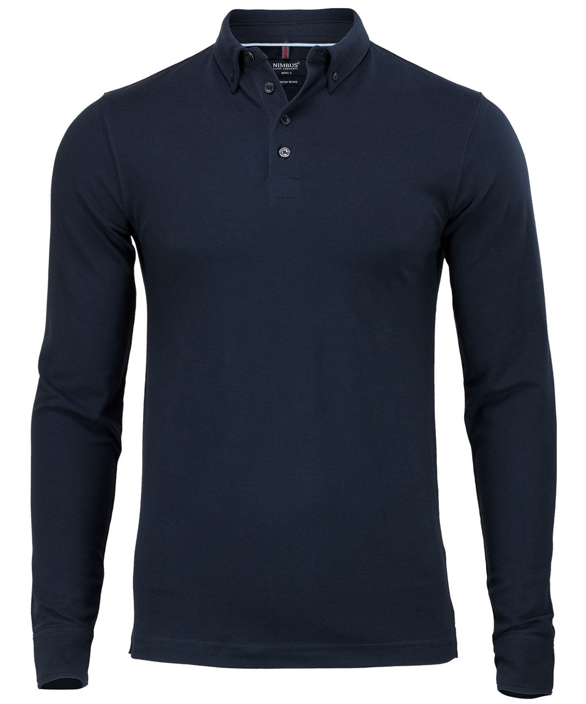 Personalised Polo Shirts - Black Nimbus Carlington – deluxe long sleeve polo