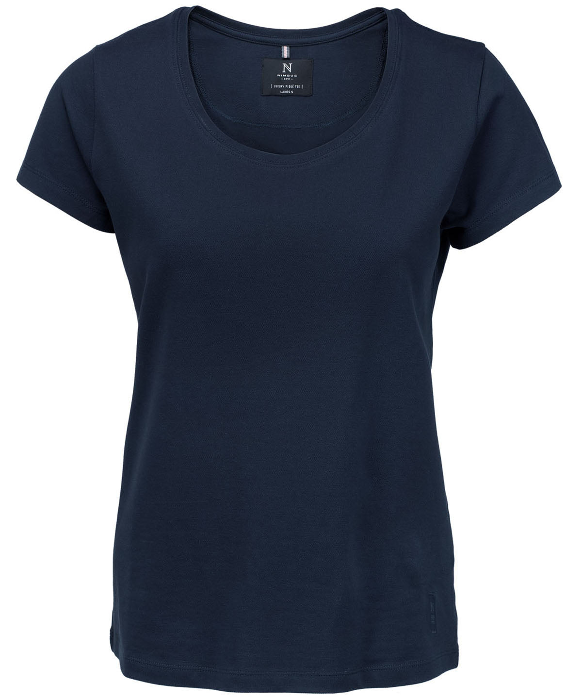 Personalised T-Shirts - Black Nimbus Women’s Danbury – the piqué tee
