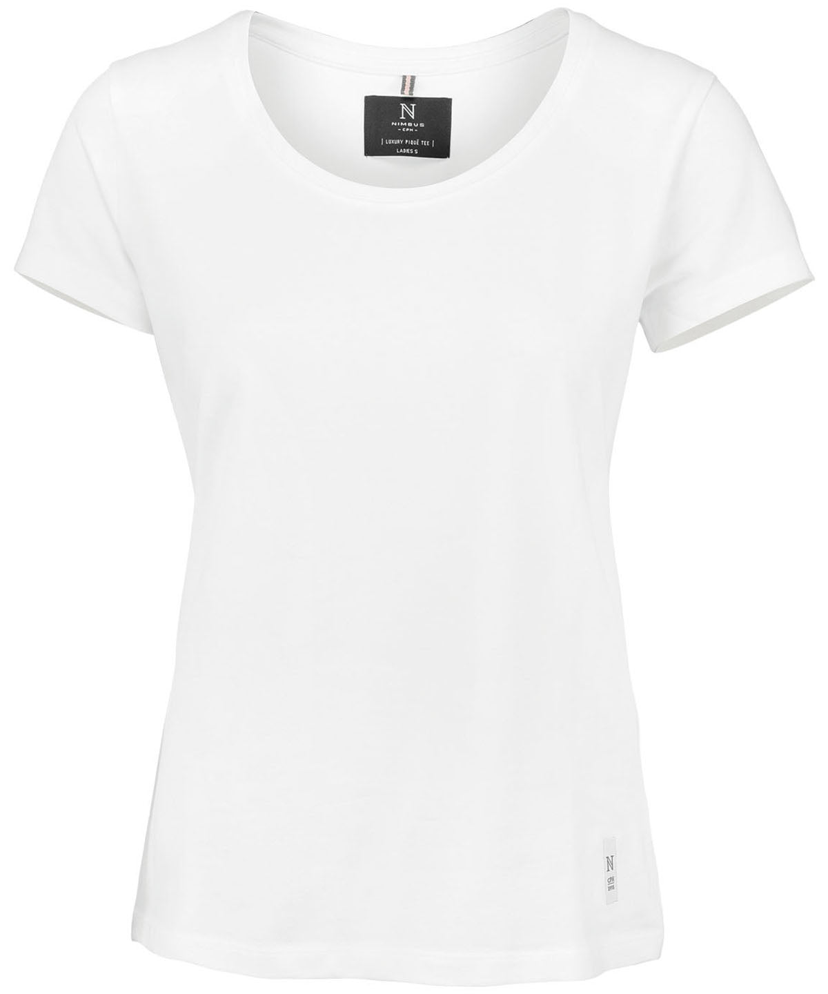 Personalised T-Shirts - Black Nimbus Women’s Danbury – the piqué tee