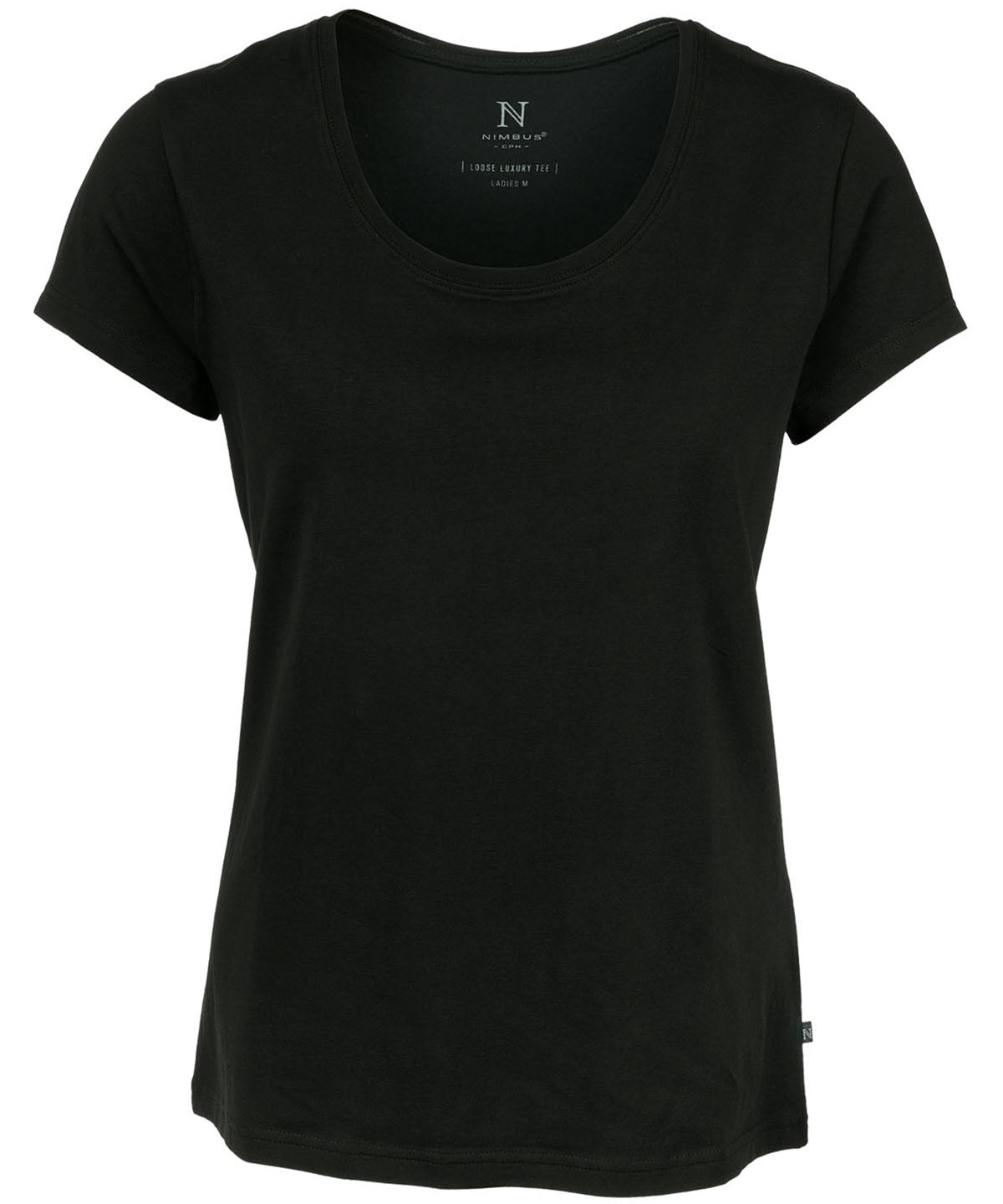 Personalised T-Shirts - Black Nimbus Women’s Montauk – the essential tee