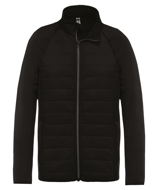 Personalised Jackets - Black Kariban Proact Dual-fabric sports jacket