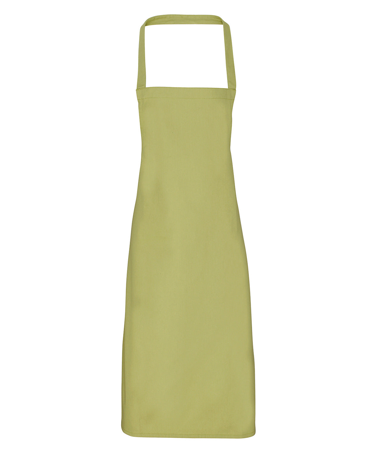 Personalised Aprons - Lime Premier 100% Organic Cotton Bib Apron