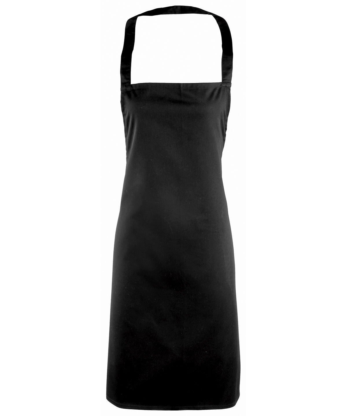 Personalised Aprons - Black Premier Essential bib apron