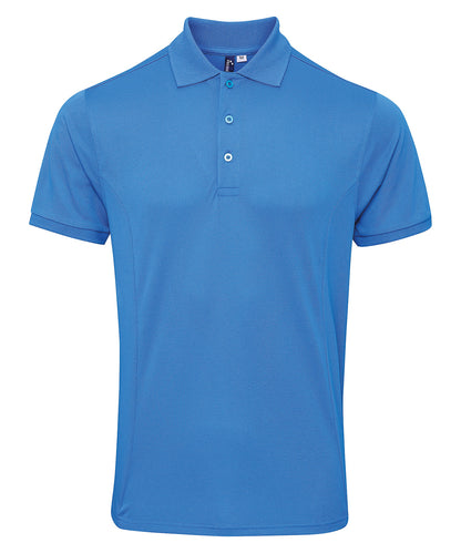 Personalised Polo Shirts - Bottle Premier Coolchecker® plus piqué polo