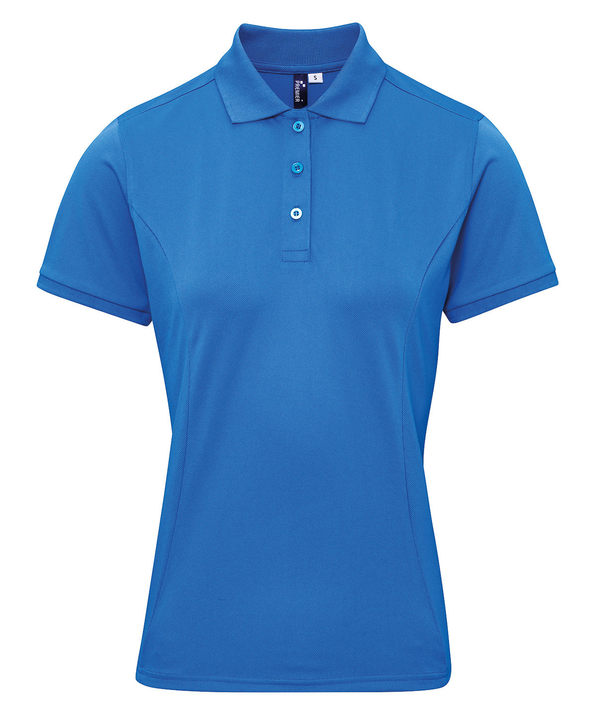 Personalised Polo Shirts - Bottle Premier Women's Coolchecker® plus piqué polo