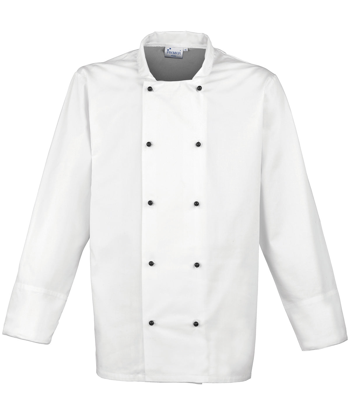 Personalised Chef Jackets - Black Premier Cuisine long sleeve chef's jacket