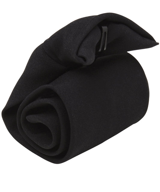 Personalised Ties - Black Premier Clip tie