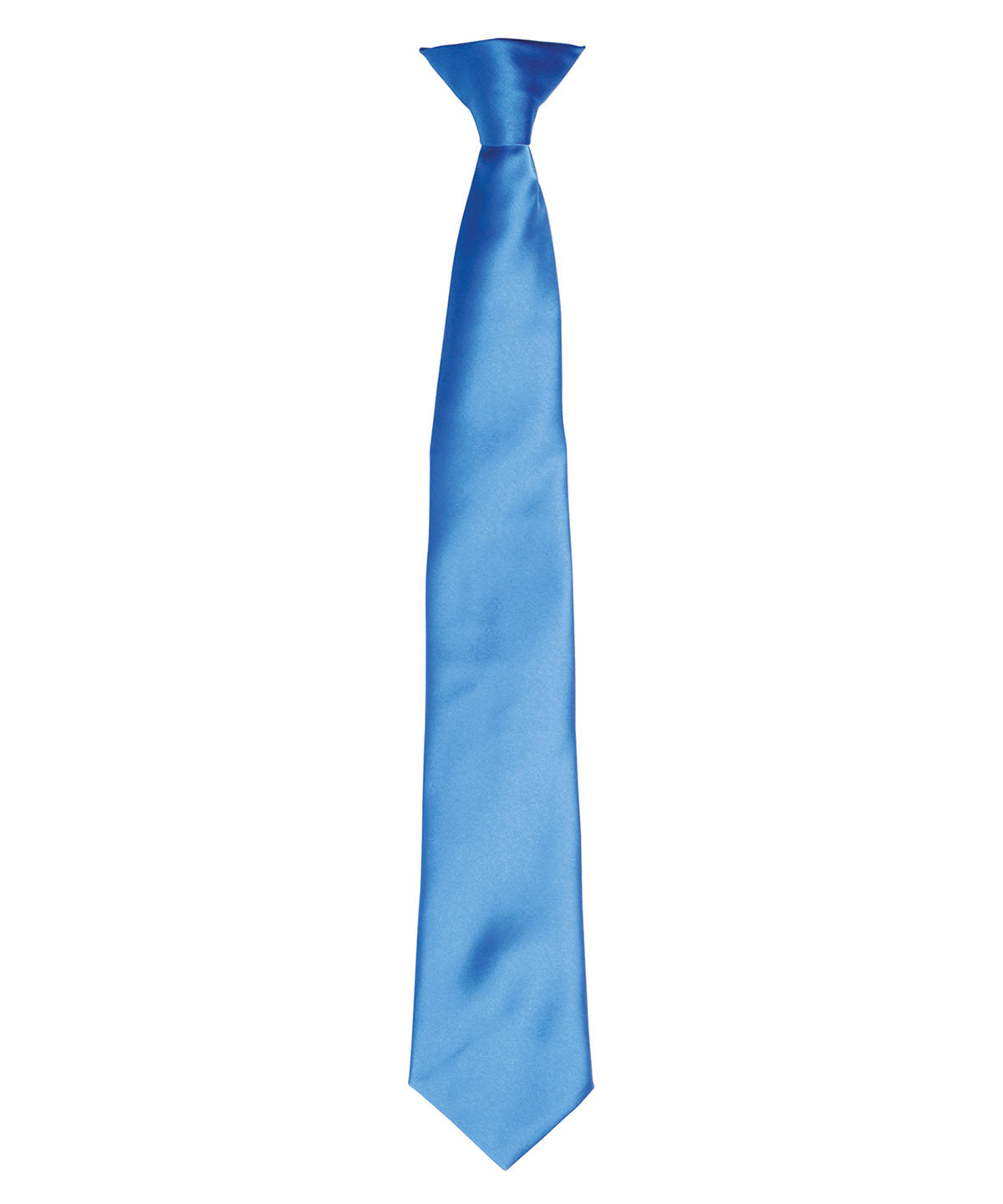 Personalised Ties - Sapphire Premier 'Colours' satin clip tie