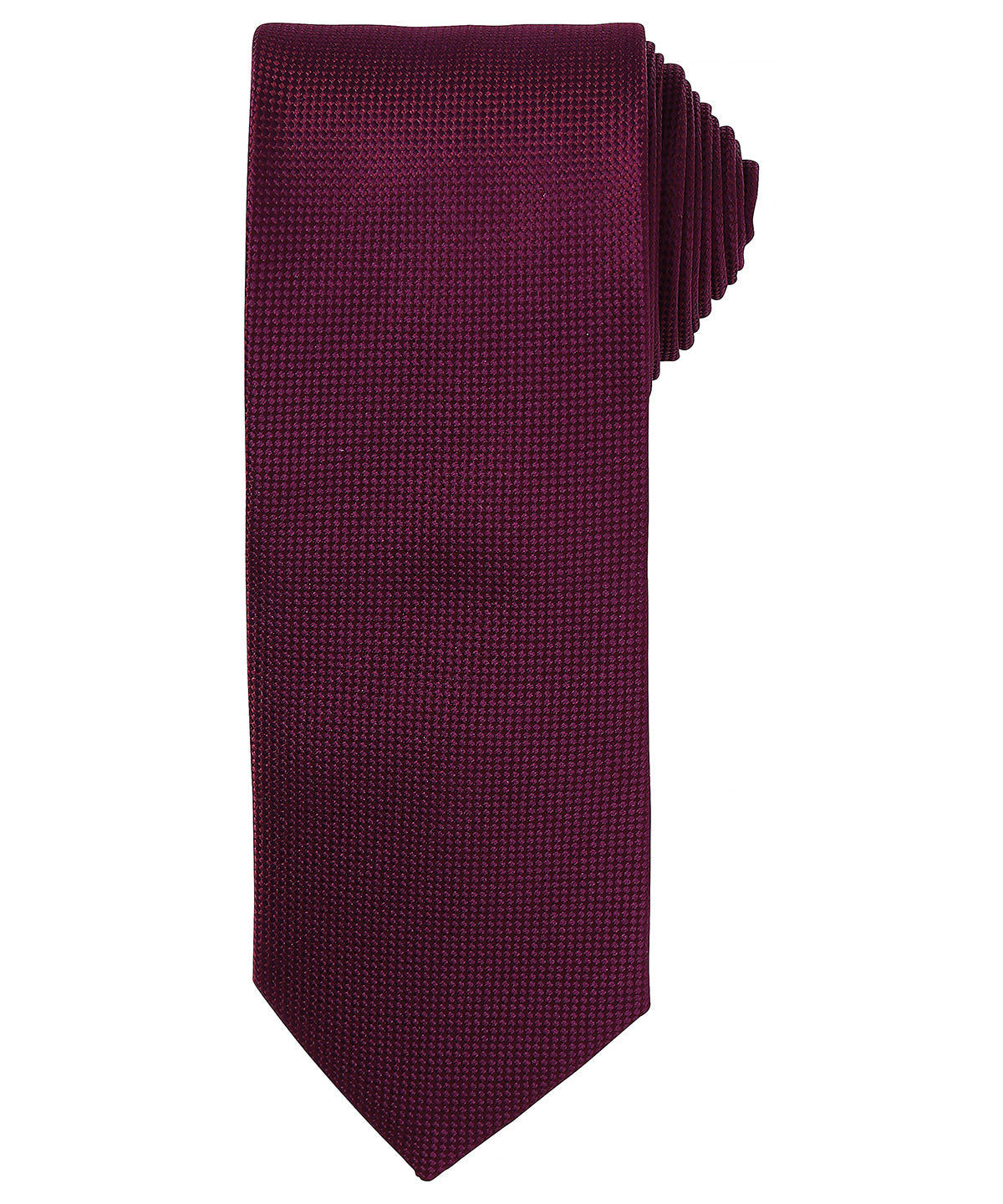 Personalised Ties - Dark Purple Premier Micro waffle tie