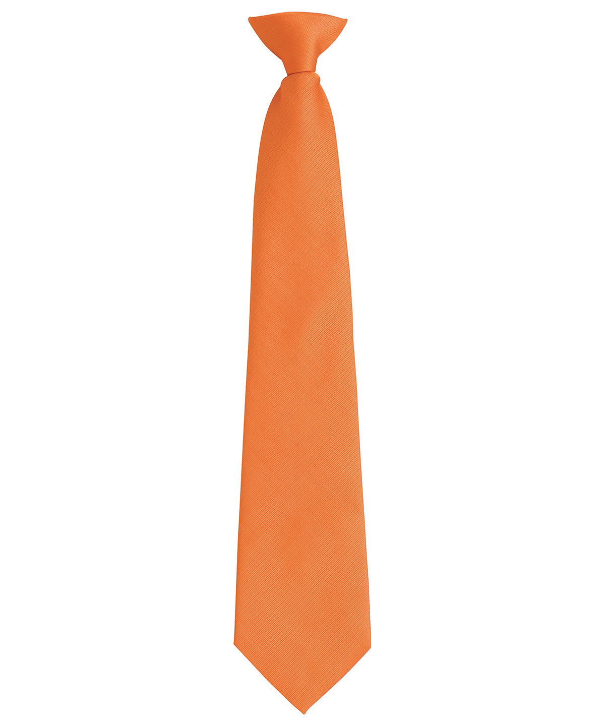 Personalised Ties - Mid Orange Premier 'Colours Originals' fashion clip tie