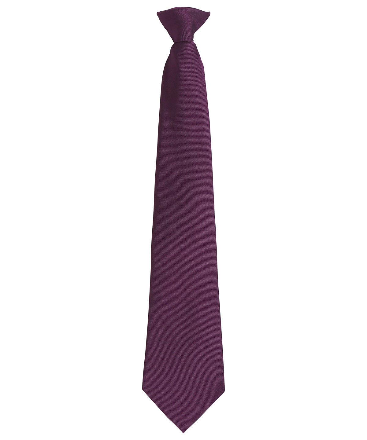 Personalised Ties - Dark Purple Premier 'Colours Originals' fashion clip tie