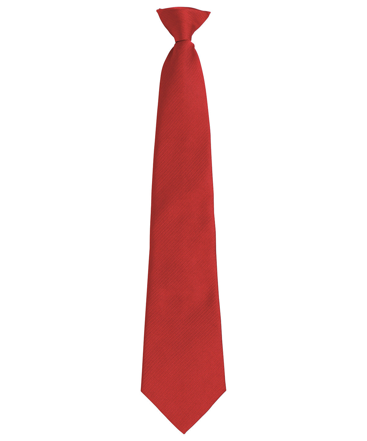 Personalised Ties - Mid Red Premier 'Colours Originals' fashion clip tie