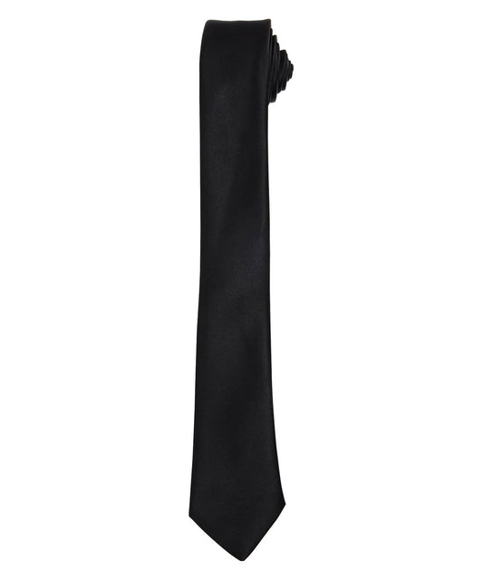 Personalised Ties - Black Premier Slim tie