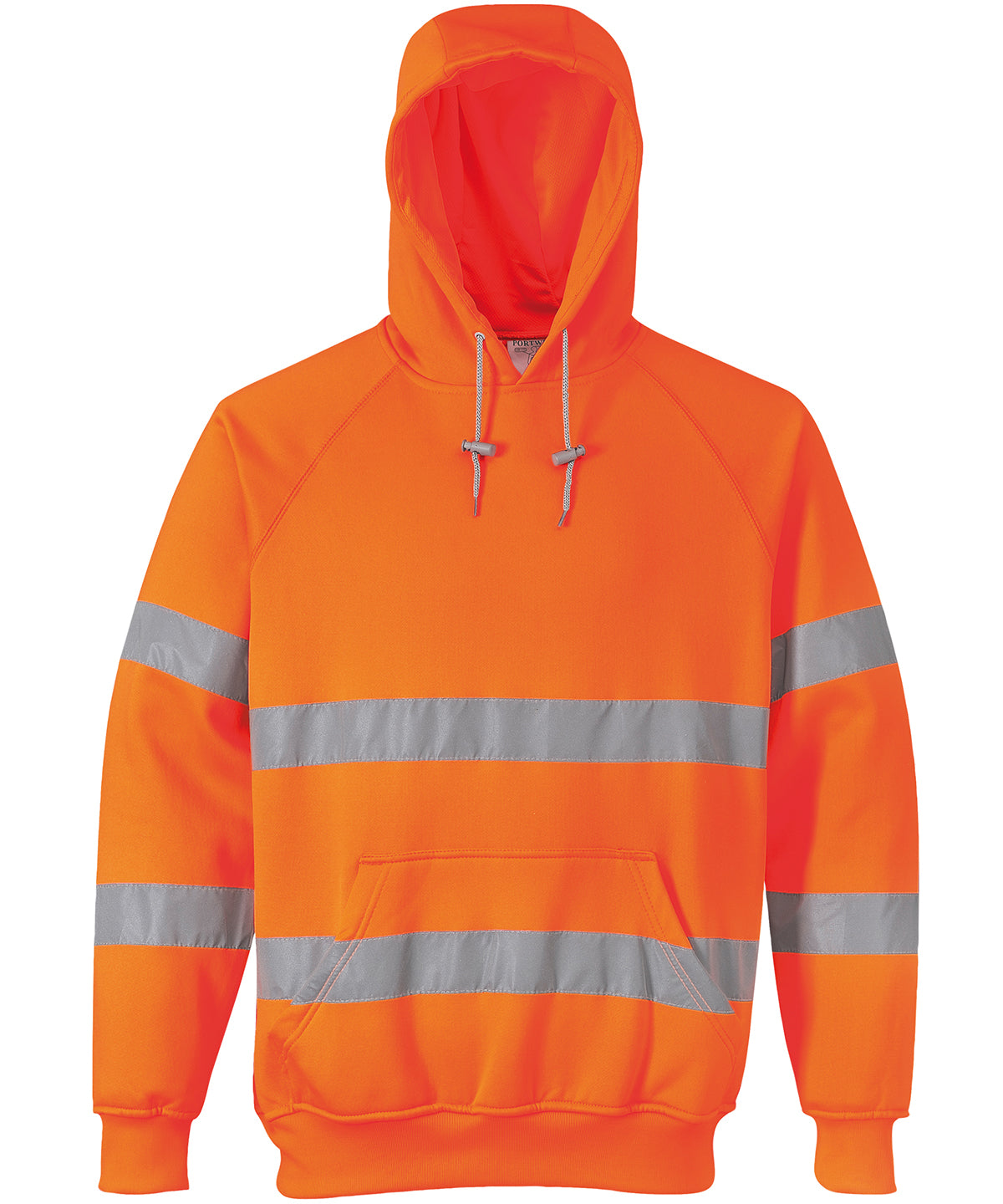 Personalised Hoodies - Mid Orange Portwest Hi-vis hooded sweatshirt (B304)