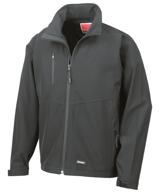 Personalised Jackets - Black Result Baselayer softshell jacket