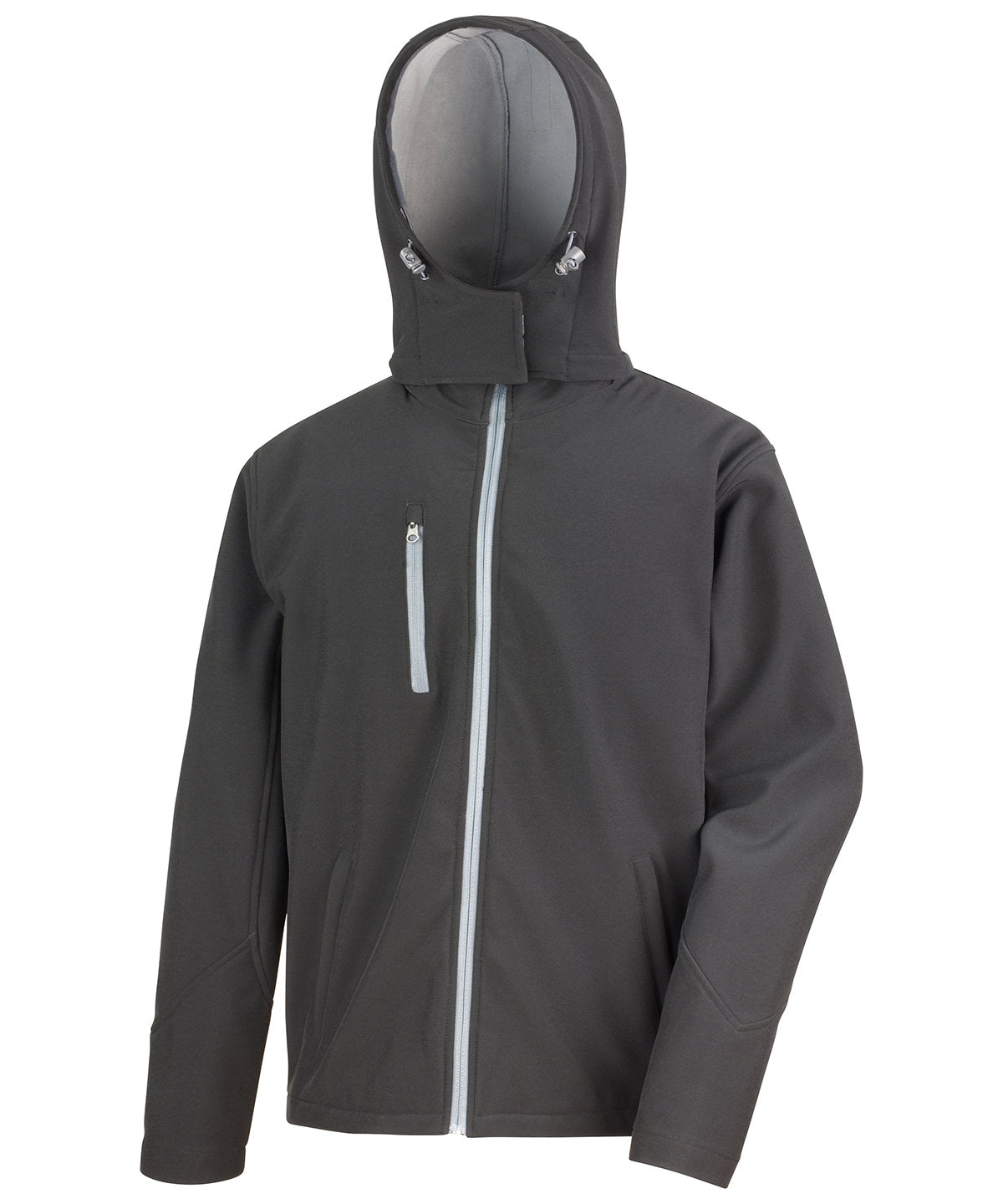Personalised Jackets - Black Result Core Core TX performance hooded softshell jacket