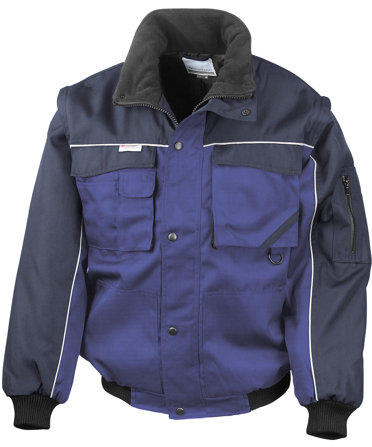Work-Guard zip sleeve heavy-duty pilot jacket